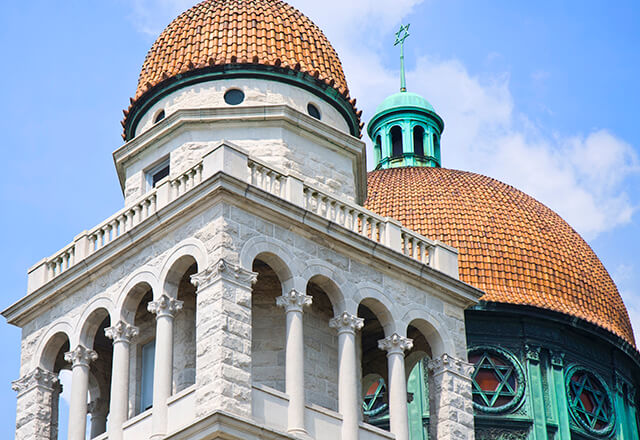 A Jewish temple in Baltimore.