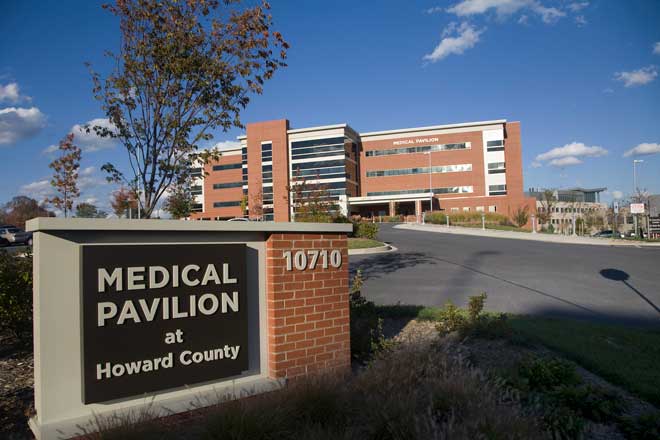 Entrance sign at Medical Pavilion.