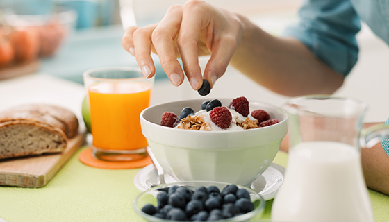 bowl of berries