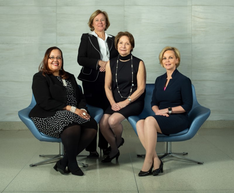 Annette Mallory Donawa, Mary Myers, Janice Clements, Karen Horton