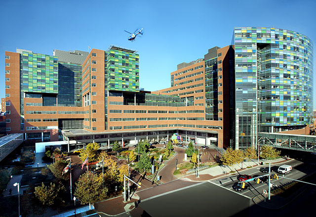 The Johns Hopkins Hospital front entrance